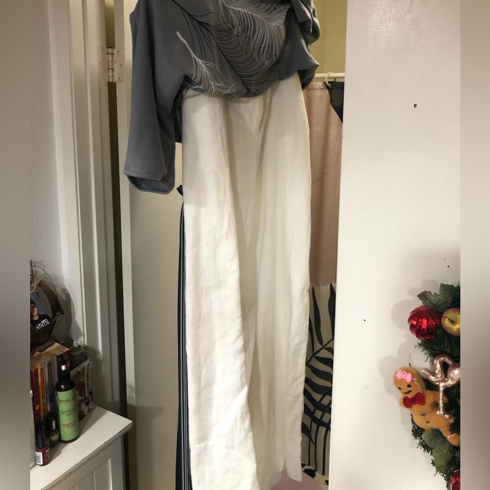 Isaiah Mizrahi Long Linen Trousers
